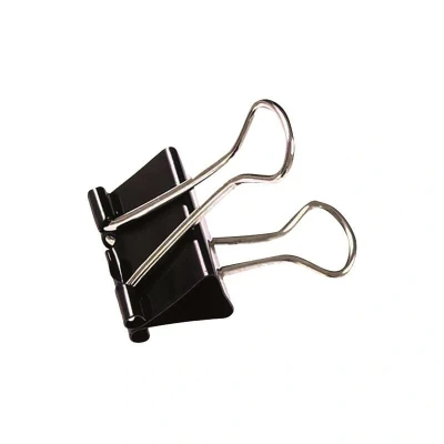Image of Value Product Foldback Clip 25mm Black (Pack of 100) 22781