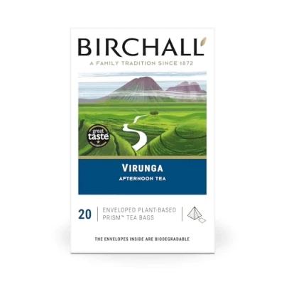 Image of Birchall Premium Virunga Tea 20 Enveloped Prism Bags
