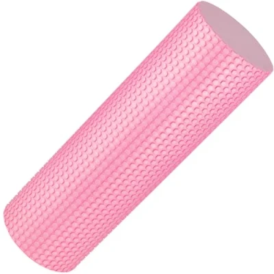 Image of Jazooli Large Foam Roller Tube Yoga Pilates High Density Trigger Point Physio Massage Pink