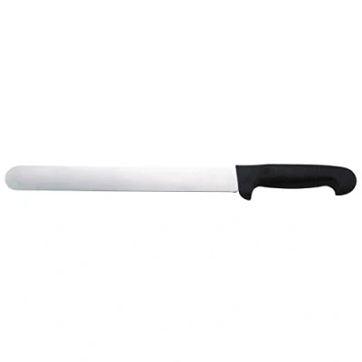 Image of Roast slicer scallop/granton, 12&quot; (300 mm), Black handle