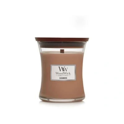 Image of WoodWick Scented Candle Medium Cashmere 11 cm / ø 10