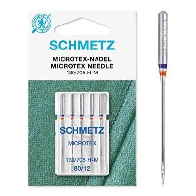 Image of Sewing Machine Needles Schmetz Microtex (Sharp), Size: 80/12, Single Packet