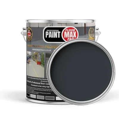 Image of PaintMax Industrial PU350 Polyurethane Concrete Floor Paint Coating (Dark Grey, 20 Litre)