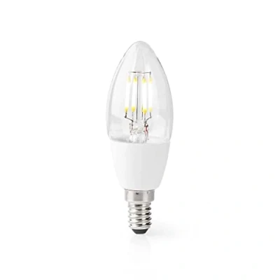Image of NEDIS Wi Fi Smart LED Bulb E14 C37 5 W 400 lm white