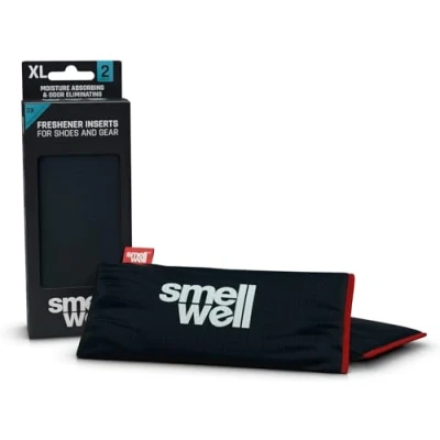 Image of SmellWell Odour Eliminating Air Purifying Bags (2 Pack 250g) Activated Bamboo Charcoal Freshener for use from Gym to Car Home (Black Stone, XL)