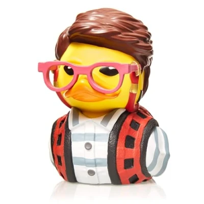 Image of TUBBZ First Edition: Ghostbusters Ray Stantz Cosplaying Rubber Duck Vinyl Figure (Janine Melnitz (Bathtub))