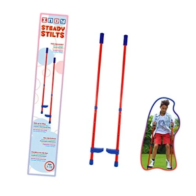 Image of Indy steady steel adjustable hand held walking junior stilts