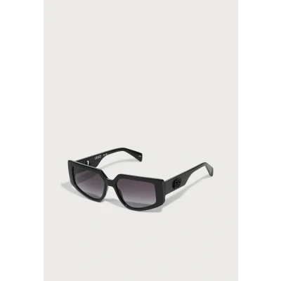 Image of Liu Jo Woman LJ801S 001 Sunglasses Bio inject Black Squared Normal