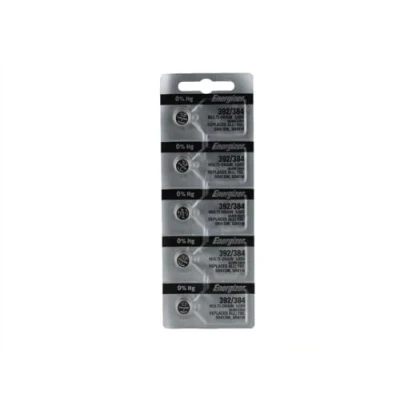 Image of Energizer 392/384 Silver Oxide Battery: Card of 5