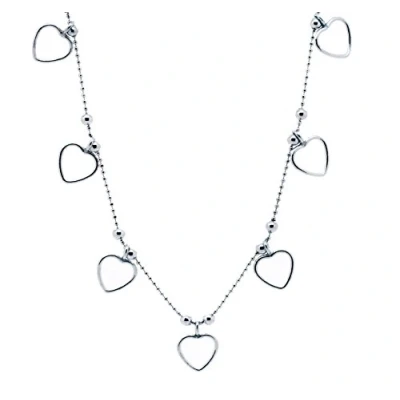 Image of Orphelia WoMens 925 Sterling Silver Necklace ZK 2710 One Size