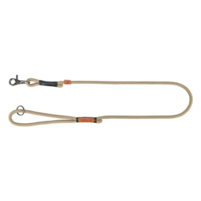 Image of TRIXIE BE Nordic Dog Lead L XL, 1.00 m Diameter 13 mm in Sand/Black Environmentally Friendly with Charm for Large to Very Dogs 17214