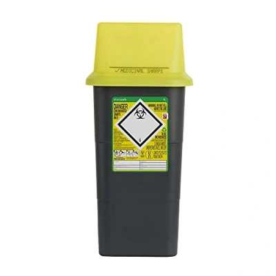 Image of SHARPSAFE 7 LITRE CONTAMINATED SHARPS BIN FOR CLINICAL WASTE