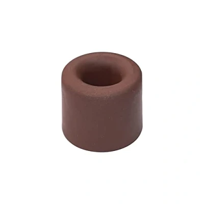 Image of cyclingcolors door stop stopper floor buffer screw in rubber protection wall brown