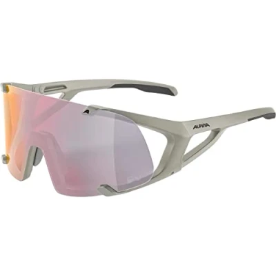 Image of ALPINA Unisex Adult, HAWKEYE QV sports glasses, cool grey matt, One Size