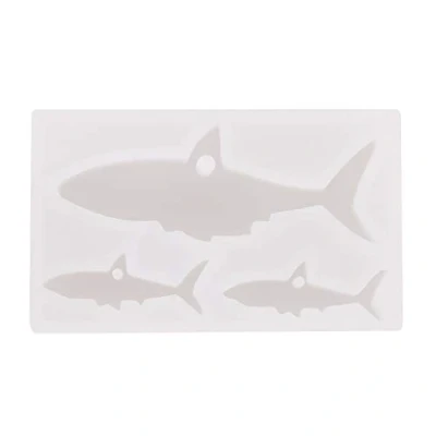 Image of Buwei Crystal Epoxy Resin Mold Shark Casting Silicone Mould Handmade DIY Crafts Decor