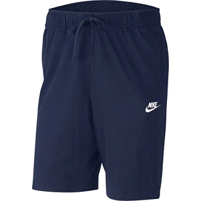 Image of Nike Sportswear CLUB Shorts, Men&#039;s, Size: Small, Midnight navy/white