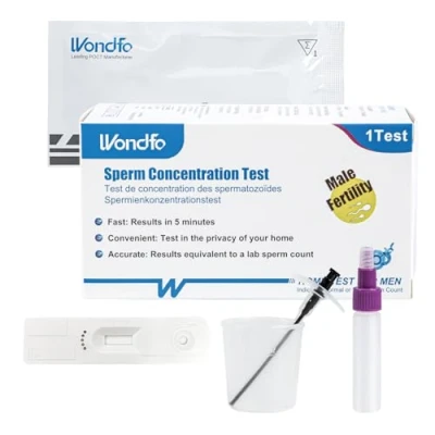 Image of Wondfo Male Fertility Test Kit, Sperm Count Testing, 1 Pack