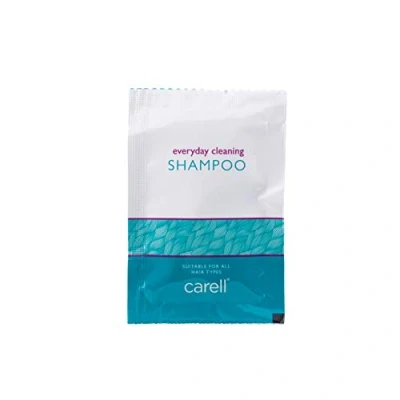 Image of Carell Everyday Shampoo Sachets Box of 100 7ml each Sachet Dermatologically Tested &amp; Travel Friendly with Green Tea Fragrance