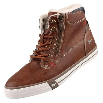 Image of MUSTANG Men&#039;s 4072 604 Sneaker, Cognac, 10 UK