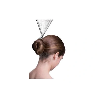 Image of Bloch Dance Unisex Adults Hair Nets 3 Pack Dark Brown