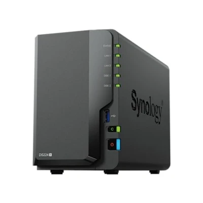 Image of Synology DS224+ 2 Bay NAS Desktop: Efficient Storage Solution