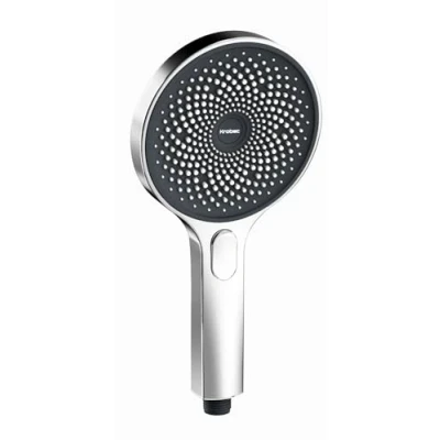 Image of Krobec Large 130mm Hand Shower Head with 3 Jet Modes Set Premium Chrome