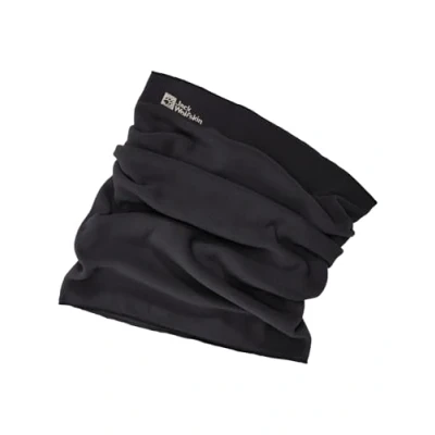Image of Jack Wolfskin Real Stuf Scarf, Black, One Size