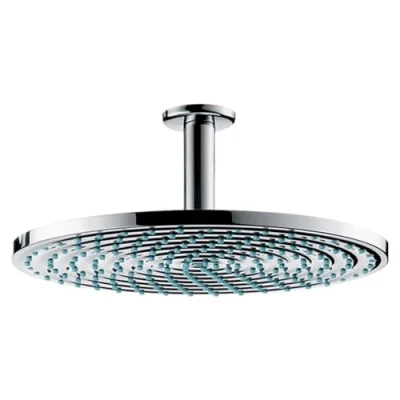 Image of hansgrohe Raindance S 300 Air overhead shower with ceiling connector, chrome 27494000