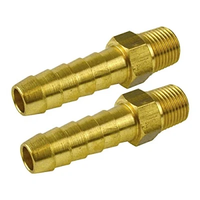 Image of 1/8&quot; BSP Male Thread Hose Tail 1/4&quot; (6mm) Fitting 2 Pack FT077