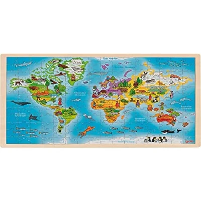 Image of Goki 57460 World, Puzzle, Mixed