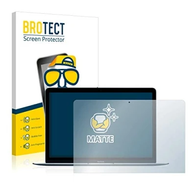 Image of brotect Screen Protector Anti Glare compatible with Apple MacBook 12&quot; (Early 2015) (2 Pack) Matte, Protection Film