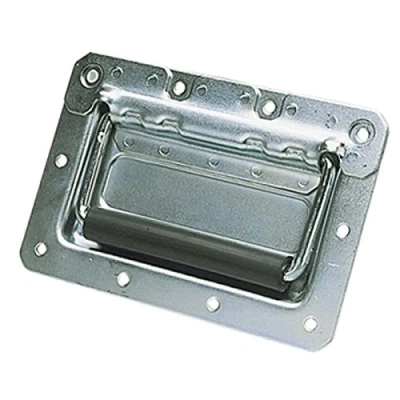 Image of L098BA Nickel Spring Loaded Drop Case Handle