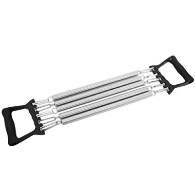 Image of KOMODO Chest Expander Upper Body Puller 5 Resistance Steel Springs Stretcher Gym Strength Adjustable Training Pull