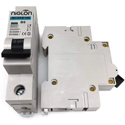 Image of Niglon MCB6B106 6 Amp Type B Single Pole 6kA 230V Circuit Breaker MCB