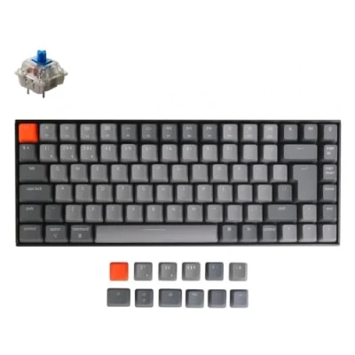 Image of UK Keychron K2v2 Bluetooth Backlit Hot Swap Click Switches Mac/PC Keyboard