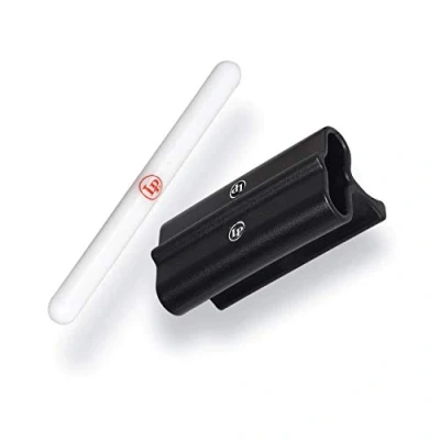 Image of LP Latin Percussion Jam Block Hand Held, Clave Sound, Jenigor Kunststoff, schwarz/weiß, inkl. Striker, LP560