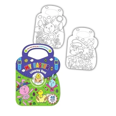 Image of Anilas Complete Easter Activity Gifts &amp; Books Colouring Carry Along Book. (Perfect for Ages 3 8)