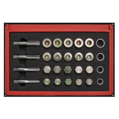 Image of Sealey Drain Plug Thread Repair Set