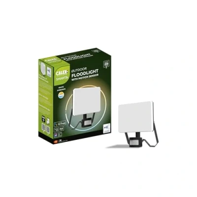 Image of Calex Smart Outdoor Floodlight, LED Floodlight with Motion Sensor, 24W, For Use