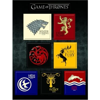 Image of Dark Horse Comics Game of Thrones House Sigil Magnet Set