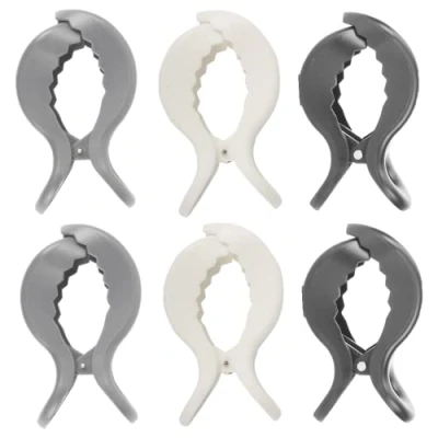 Image of 6 PCS Baby Pram Clips Universal Buggy Blanket Clamp for Toys to &amp; Car Seat, Camping Chair &amp;Wheelchair