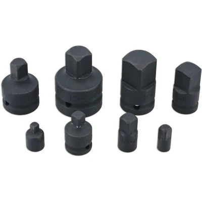 Image of Laser Tools Impact Square Drive Adapter Set 8 Piece