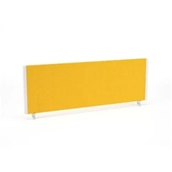 Image of Impulse/Evolve Plus Bench Screen 1200 Bespoke Senna Yellow White Frame