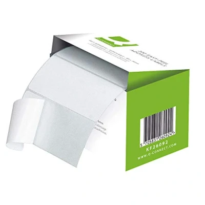 Image of Q Connect Address Label Roll Repositionable Self Adhesive 89 mm x 36 White , KF26092, 200 Count ( Pack of 1)