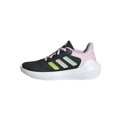 Image of adidas Sportswear Tensaur Road running shoes for kids, Size: 6.5, Core black clear mint pink Textile/synthetics