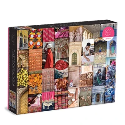 Image of Patterns of India Puzzle: A Journey Through Colors, Textiles and the Vibrancy Rajasthan: 1000 Piece