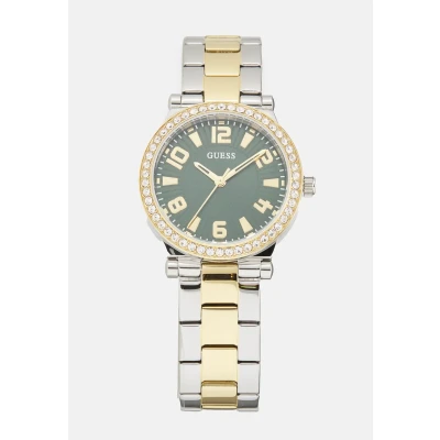 Image of Guess FAWN Watch silver/goldcoloured, Women&#039;s, Size: One Size, Silver/gold coloured