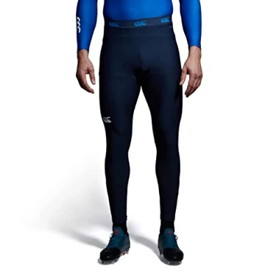 Image of Canterbury Men&#039;s Thermoreg Compression Leggings, Thermal Baselayer, Navy, 4XL
