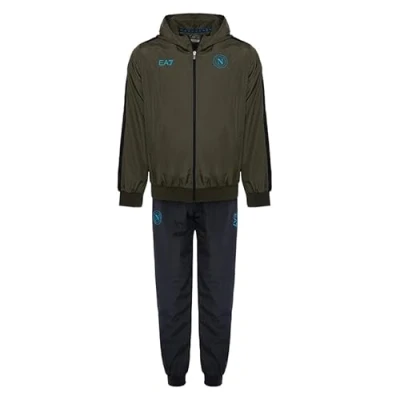 Image of SSC NAPOLI Tuta Nylon Rappresentanza Ea7 Suit, Green, L