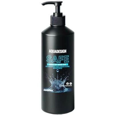 Image of AquaDesign SAFE 500ML Aquarium Tap Water Conditioner Dechlorinator TREATS 12,500 ltrs Chorine Remover